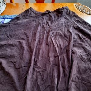 White Stag Chocolate Full Long Skirt 2X